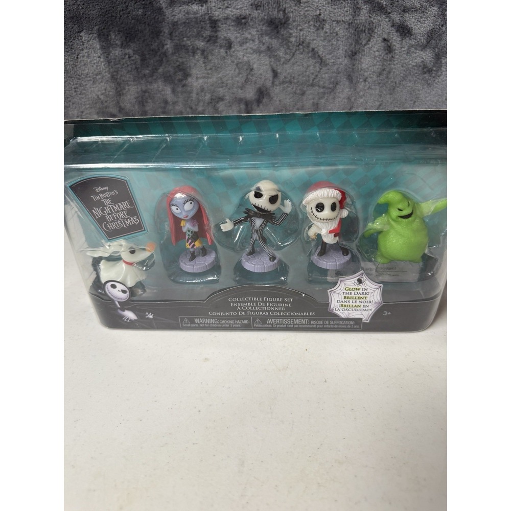 Zero, Sally, Jack, Santa Jack & Oogie Boogie 2.5-Inch Mini Figure 5-Pack